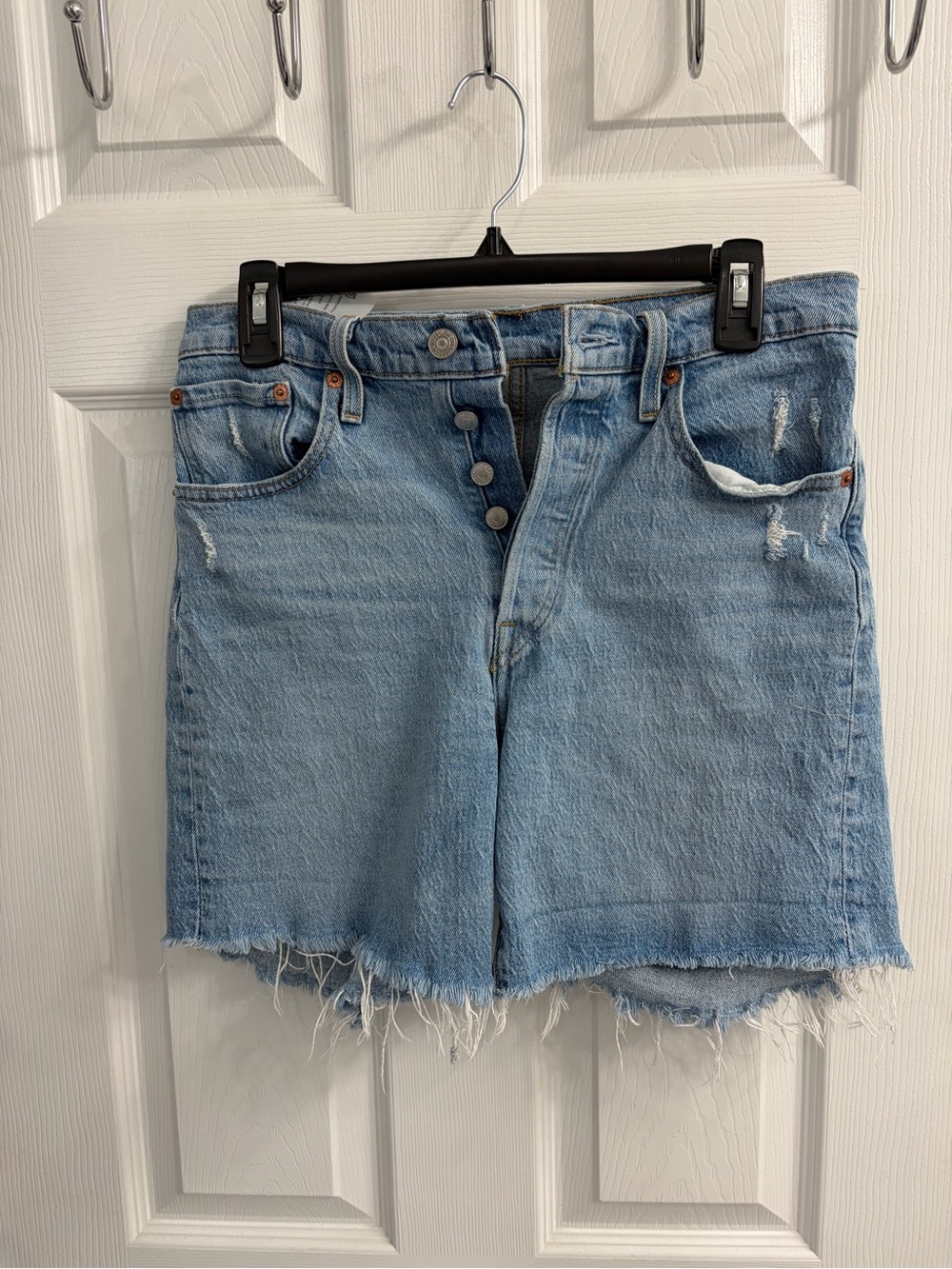 Levi's Light Blue Denim Jeans with Gold Stitching